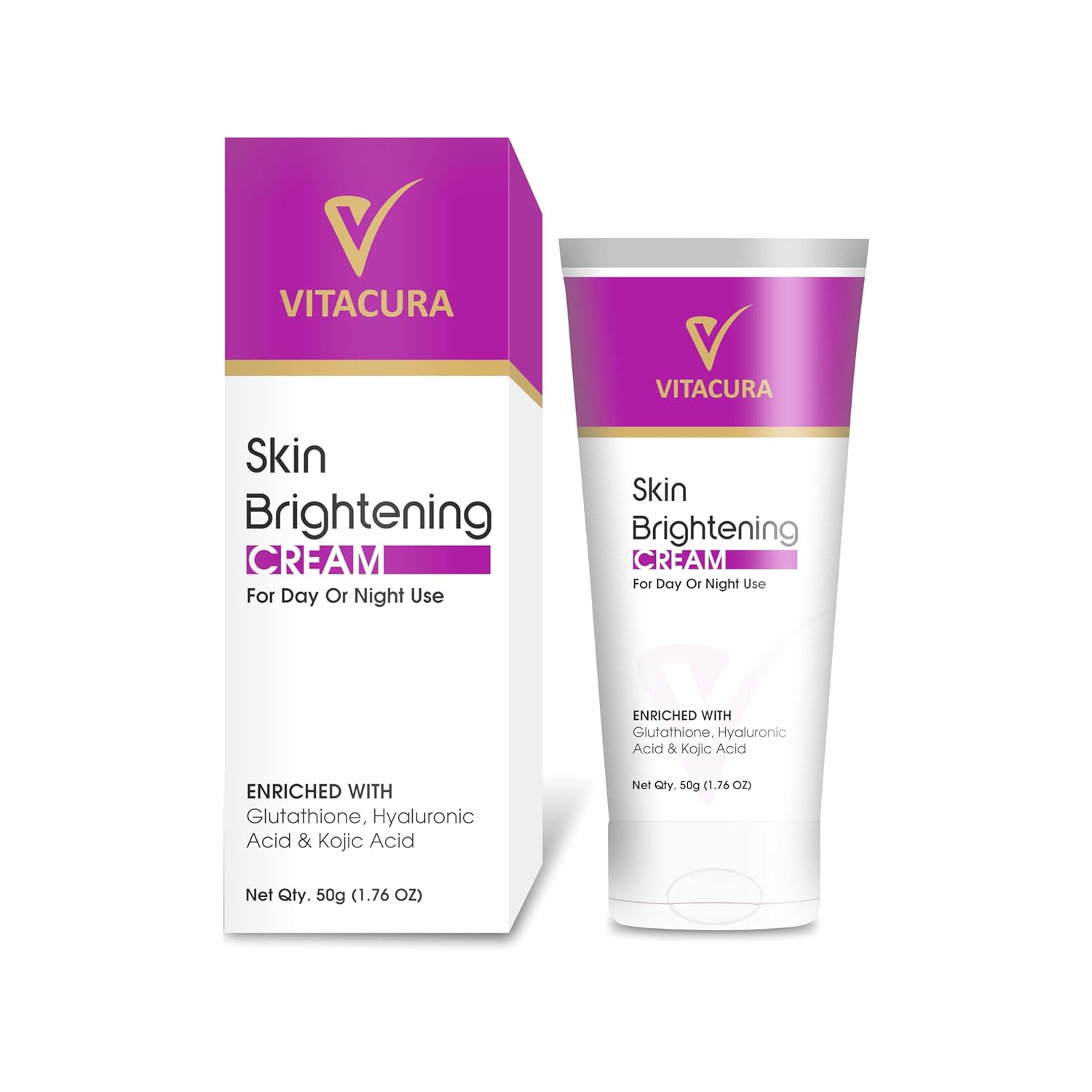 <b>Vitacura Skin Brightening Cream</b> - Minimizes Fine Lines & Wrinkles All Skin Types | Unisex | 50 gm