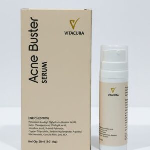<b>VITACURA  Acne Buster Face Serum</b> - For Acne Marks & Acne Prone Skin For Unisex (30ml)